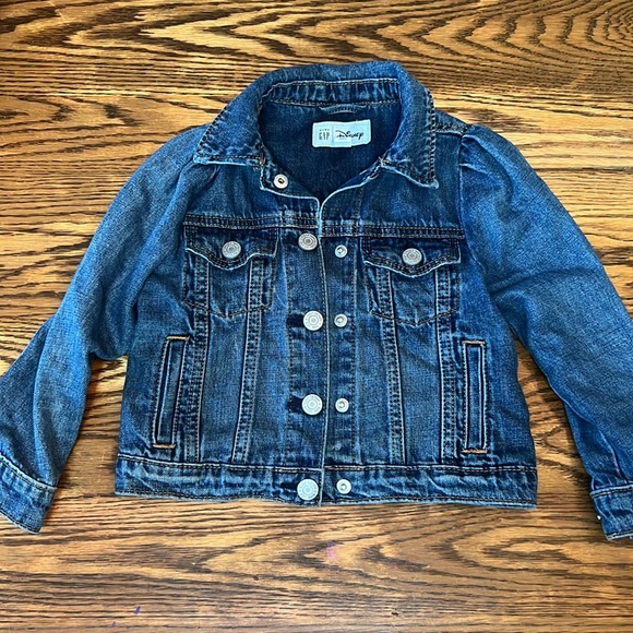 *SOLD* Girls BaBy Gap Disney Minnie Mouse Denim Jacket - Picture 3 of 4